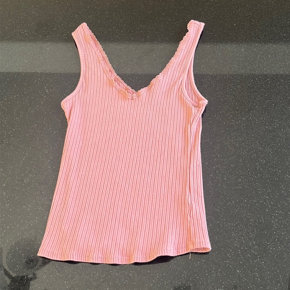 Coral pink tank top